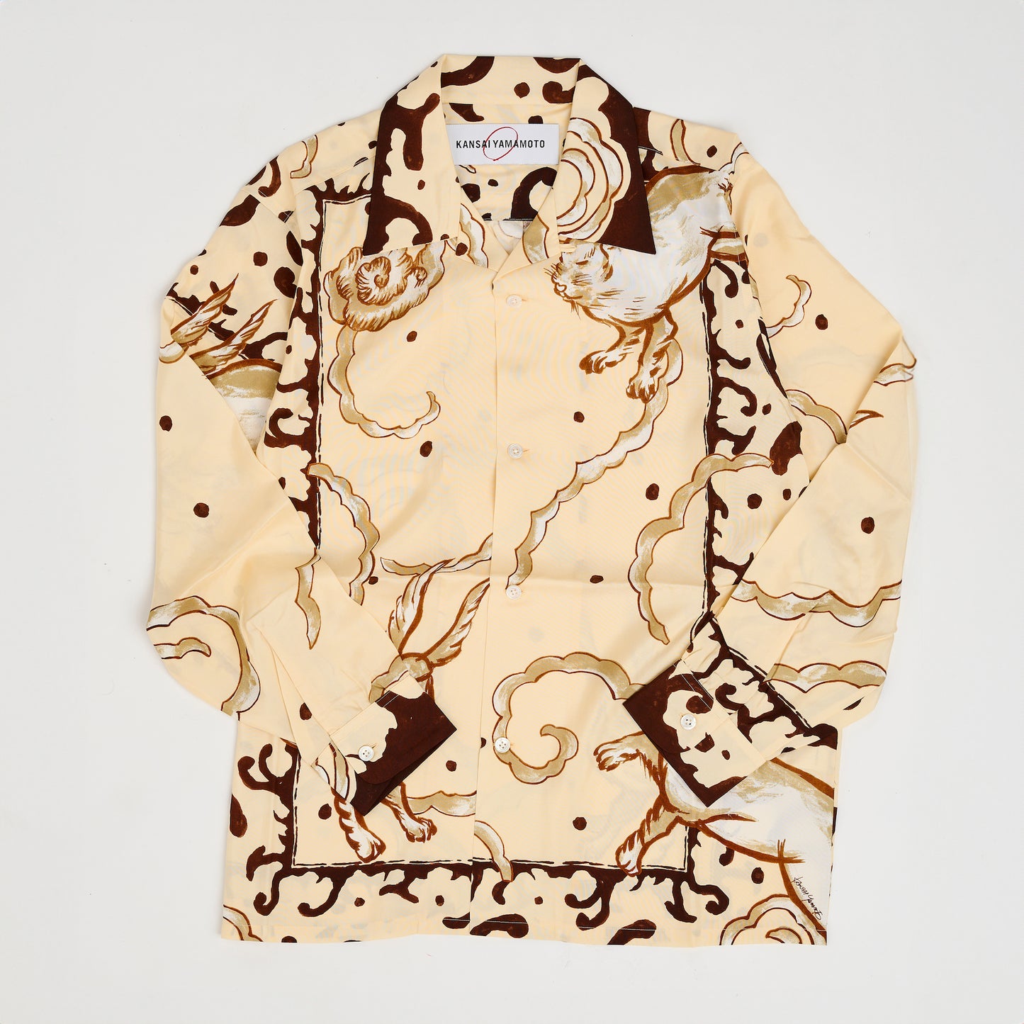 Rabbit Open Collar Shirt