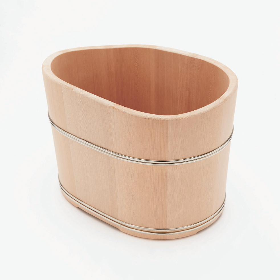 Natural Wood Oval Bottle Cooler