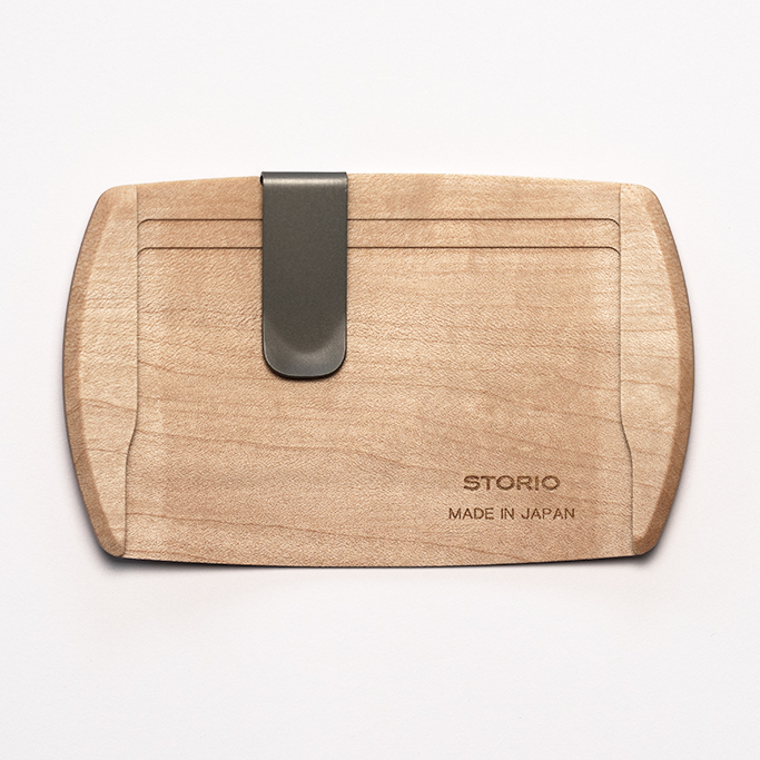 Minimalist wallet with money clip