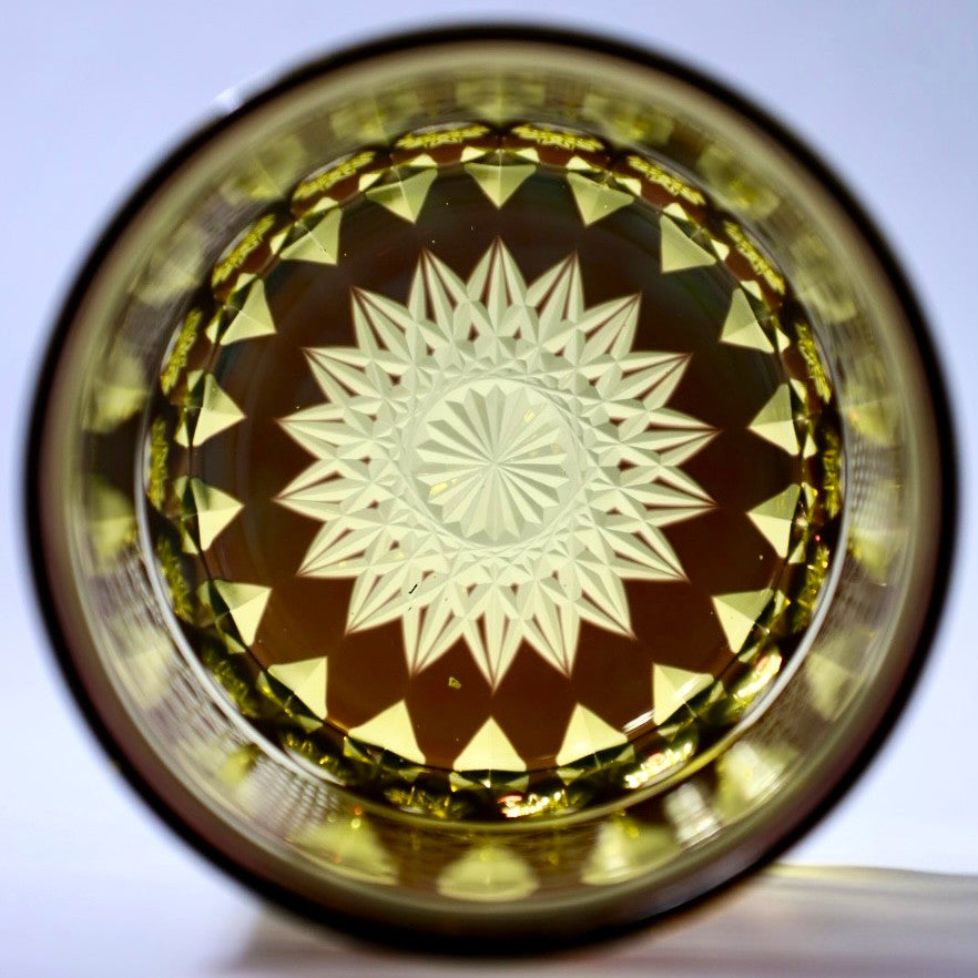 Japanese style cut glass "Tōtō Mujin —an everlasting Light—"