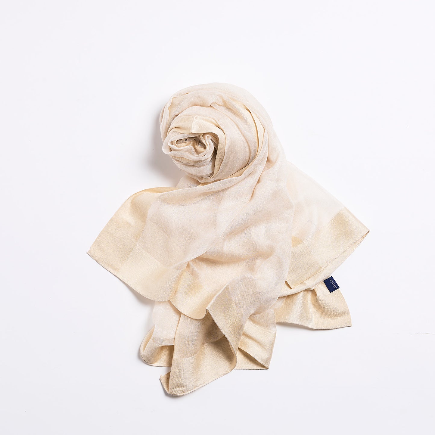 Silk Cashmere Stole "Frame"　