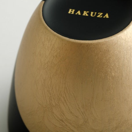 Hakuza Urushi Gold-Platinum Leaf Cup<br>Black