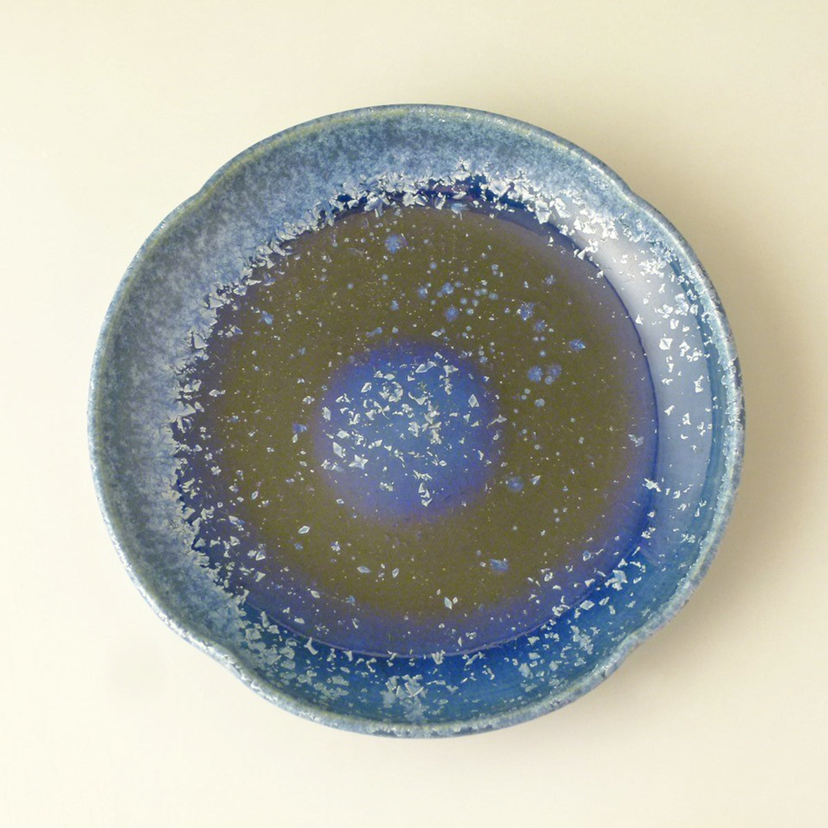 Galaxy Glaze Pottery Cup & Saucer　