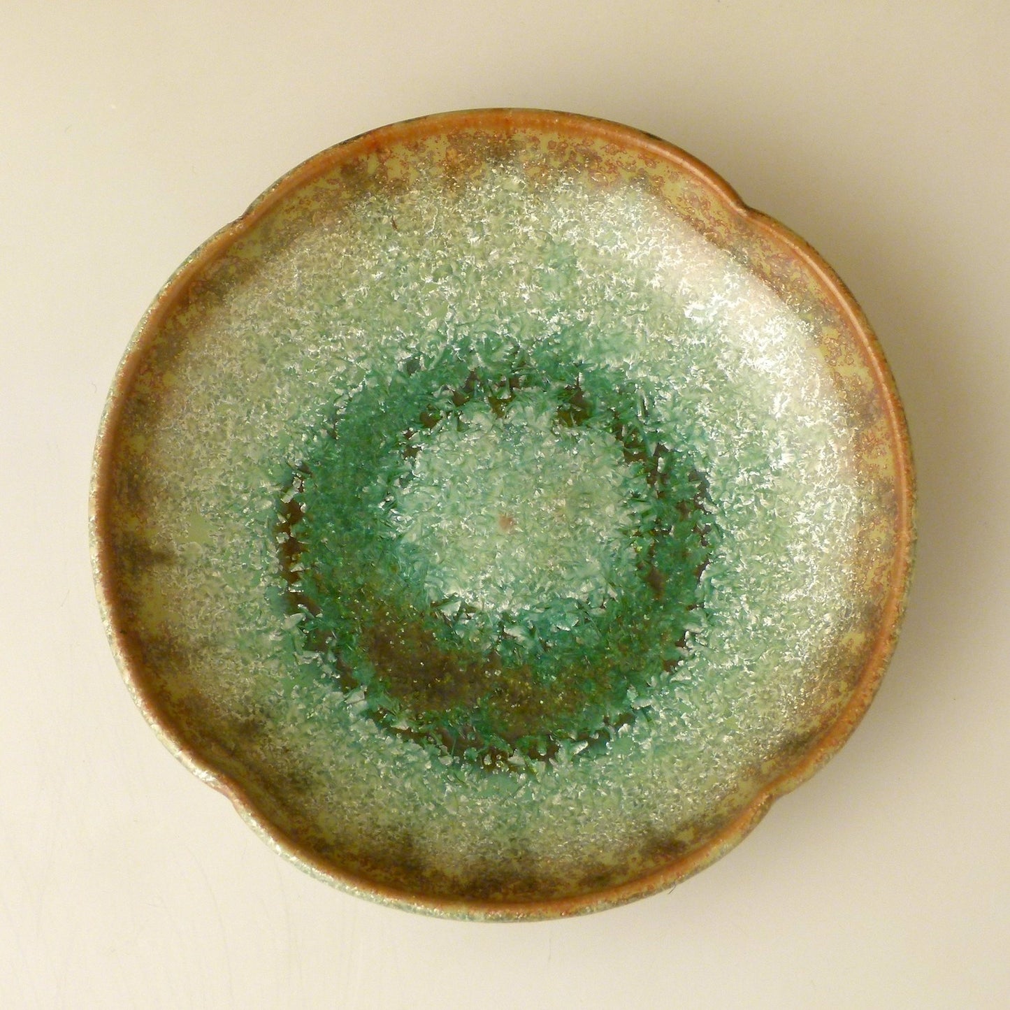 Galaxy Glaze Pottery Cup & Saucer　