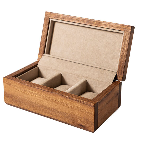 Walnut 3-Watch / Ivory