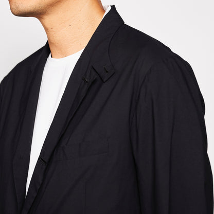 Jacket Inner Tee — Raised Collar, UV-Cut
