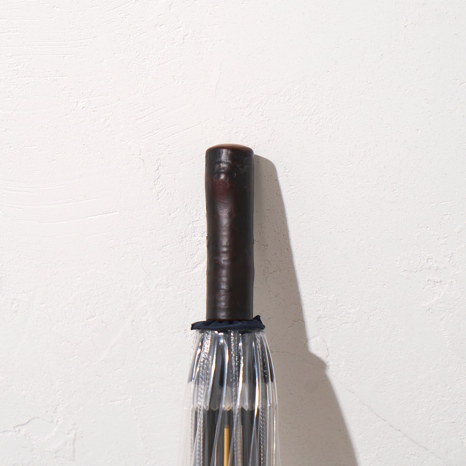 Ferrule: natural cherry wood (bark intact)