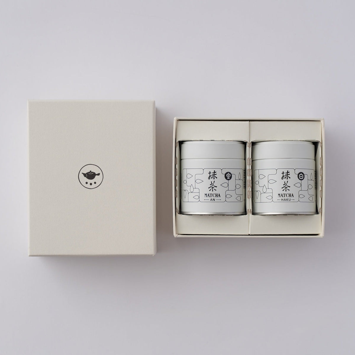 Susumuya Chaten Matcha Two-Tin Set (HAKU + AN)