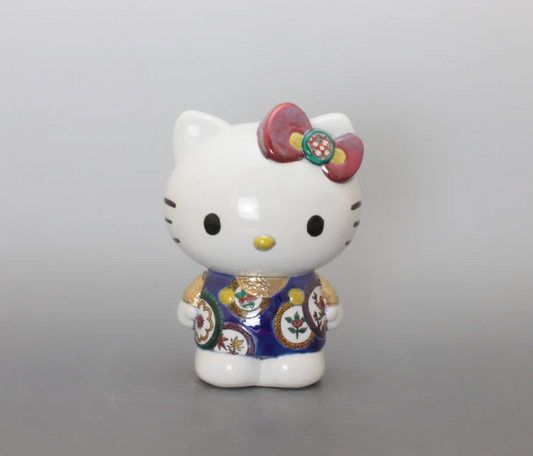(Exclusive for Mr. Robert Forest) Hello Kitty, Kutani Ware Porcelain by Kazuyoshi Kitamura