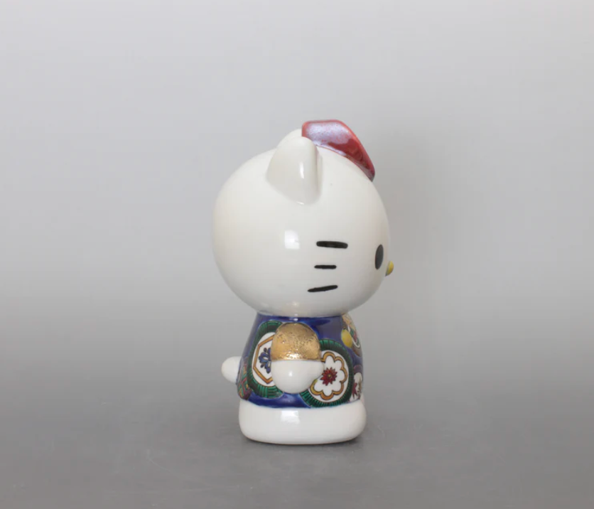 (Exclusive for Mr. Robert Forest) Hello Kitty, Kutani Ware Porcelain by Kazuyoshi Kitamura