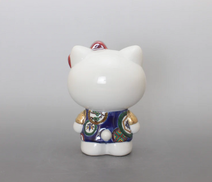 (Exclusive for Mr. Robert Forest) Hello Kitty, Kutani Ware Porcelain by Kazuyoshi Kitamura