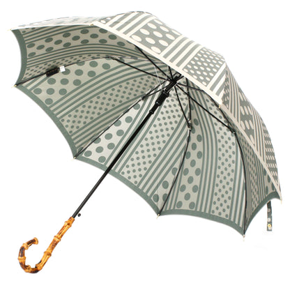 Anti-UV Rain & Sun Umbrella  "Kirie Dots and Stripes"