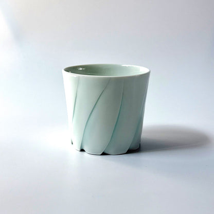 Hiroshi Taruta Seto Porcelain rocks Cup<br>Style 1: φ 8.5 × H 7.5 cm