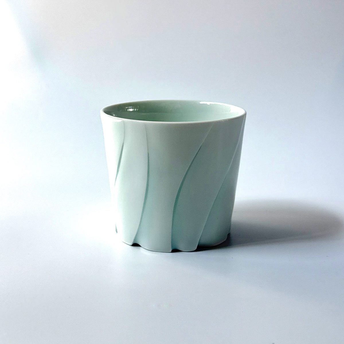 Hiroshi Taruta Seto Porcelain rocks Cup<br>Style 1: φ 8.5 × H 7.5 cm