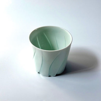 Hiroshi Taruta Seto Porcelain rocks Cup<br>Style 1: φ 8.5 × H 7.5 cm
