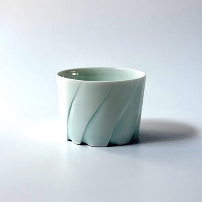 Hiroshi Taruta Porcelain Rocks Cup (Small)<br>Style 4: φ 8 × H 5.8 cm