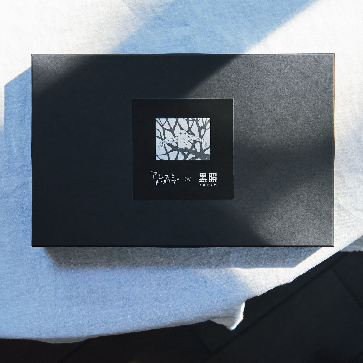 Kuroterasu Oval Plate<br>Delivered in a box