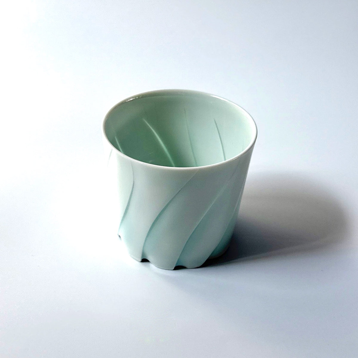 Hiroshi Taruta Seto Porcelain rocks Cup<br>Style 3: φ 8.5 × H 7.5 cm