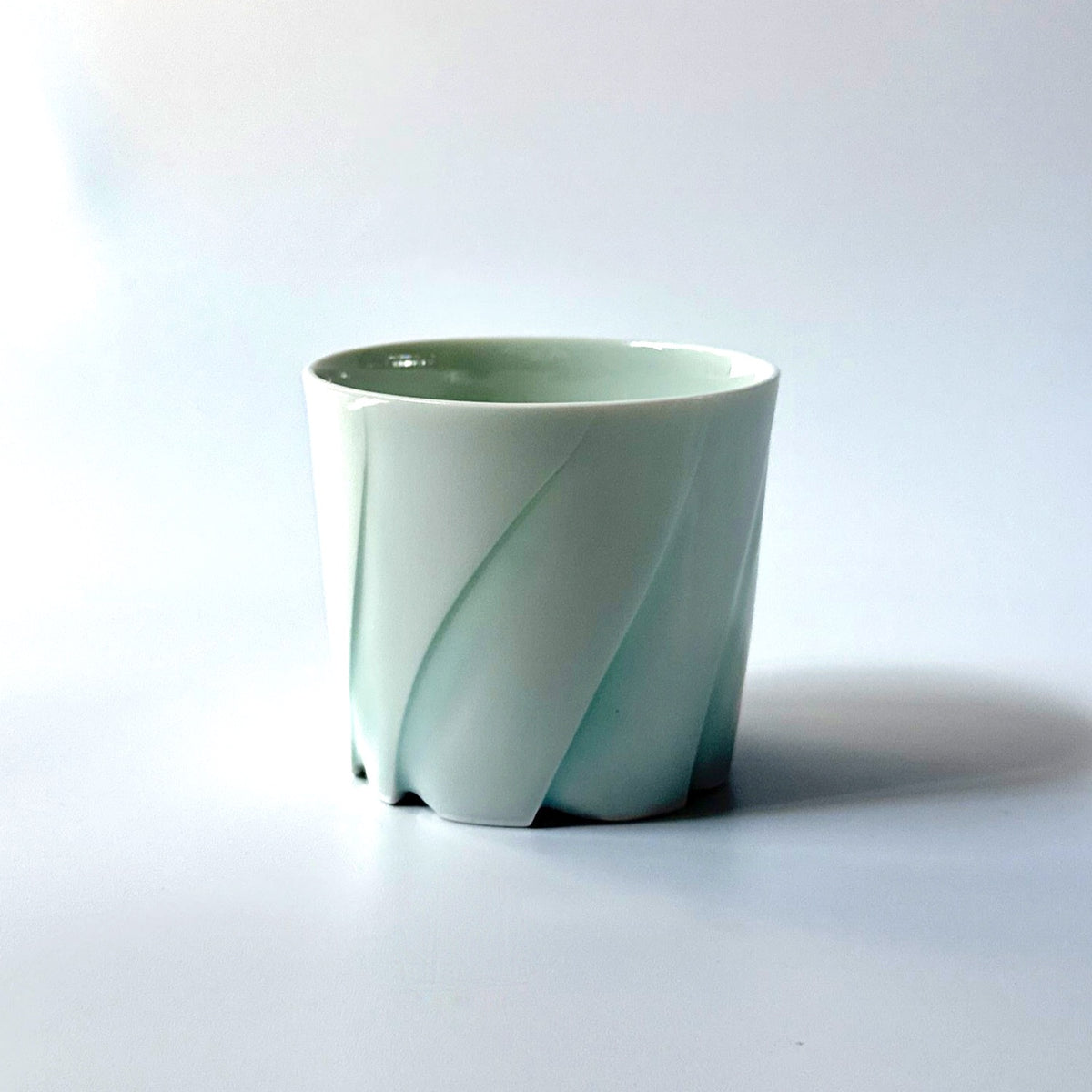 Hiroshi Taruta Seto Porcelain rocks Cup<br>Style 4: φ 8.5 × H 7.5 cm