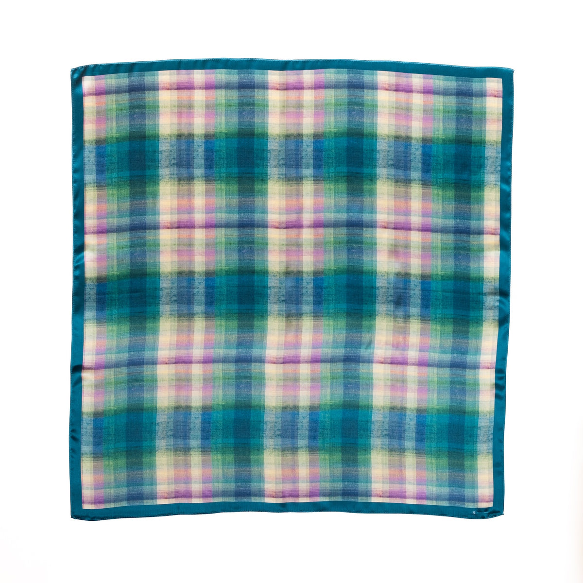 atelier shimura Fukumi Silk Scarf in Odamaki, green