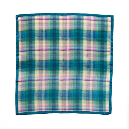 atelier shimura Fukumi Silk Scarf in Odamaki, green