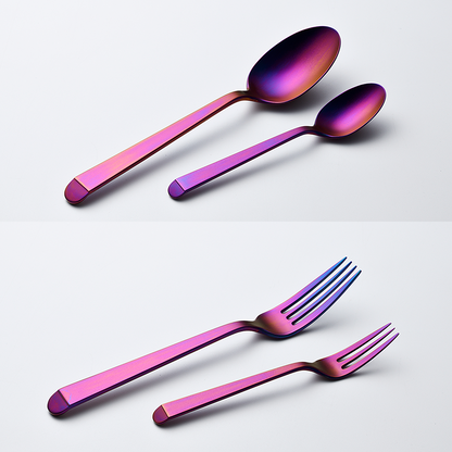 Iridescent Stainless Cutlery Set
