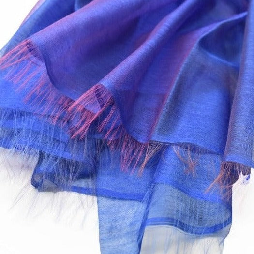 Ultra-Fine Silk Cashmere Stole "Gokusai"　