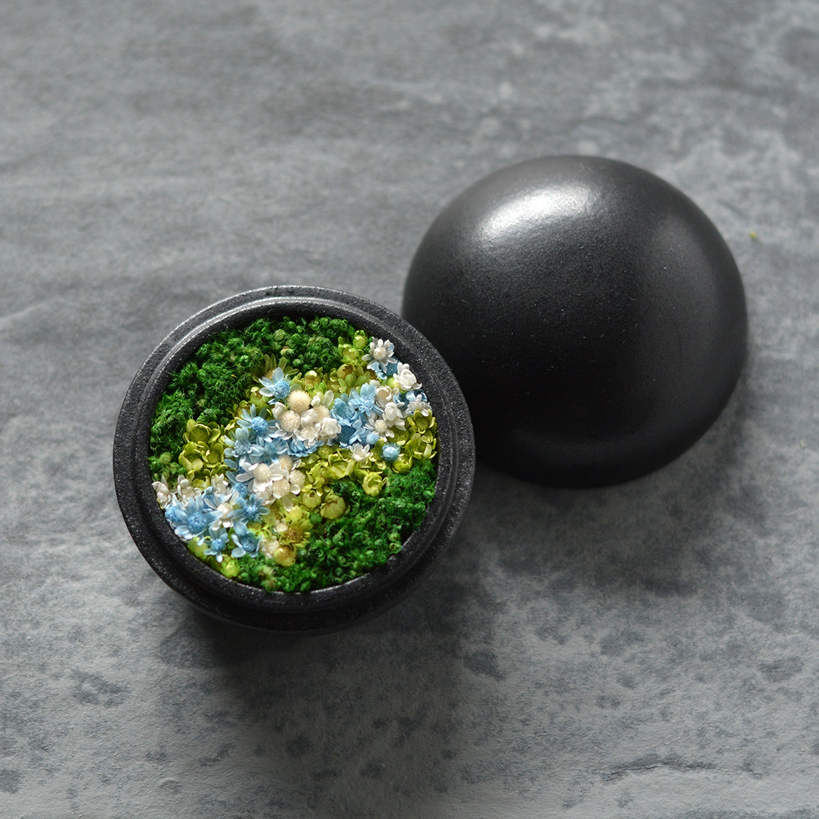 Preserved Flower Art Piece "Hanakogo"