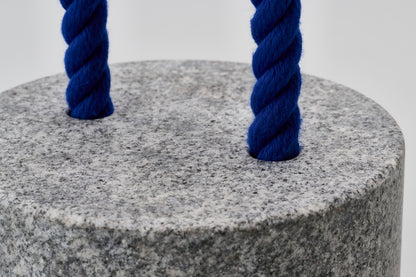 Blue size: height of rope 130 mm (5.1”) <br> φ140* height 80 mm (5.5”*3.1”) <br>Weight: 3.2 kg (7.05 lbs)