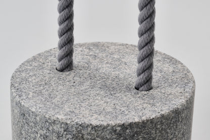 Grey size: height of rope 130 mm (5.1”) <br> φ140* height 80 mm (5.5”*3.1”) <br>Weight: 3.2 kg (7.05 lbs)