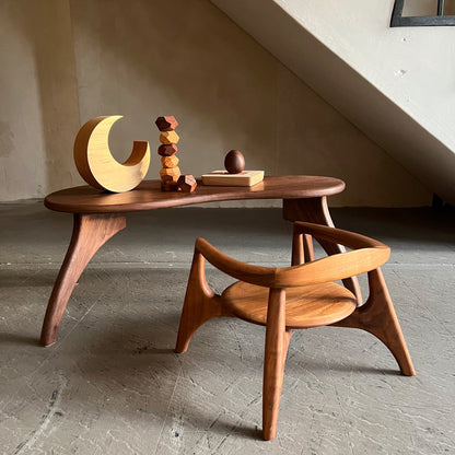 Walnut Baby Low Table