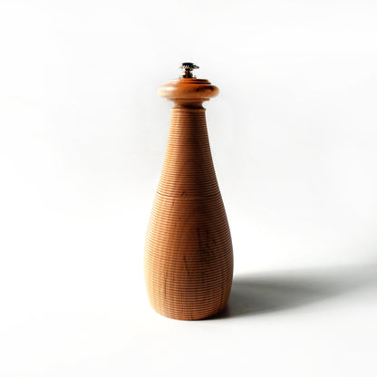 Hand-Turned Salt Mill<br>Pin: H 6.5 in (165 mm) / Cherry