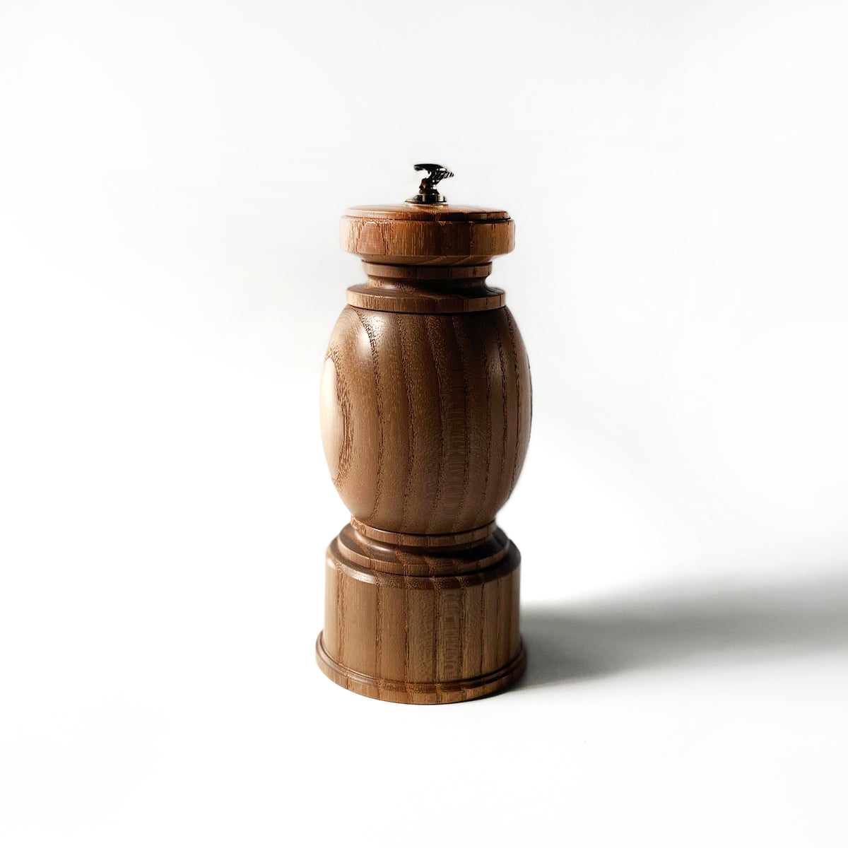 Hand-Turned Salt Mill<br>Egg: H 5.1 in (130 mm) / Amur Cork Tree