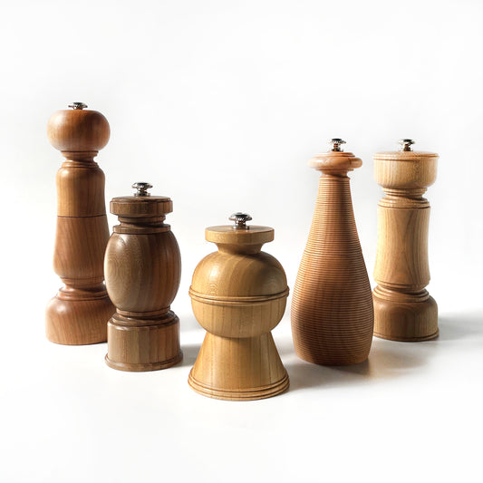 Wood Works Yamani Hand-Turned Salt Mill
