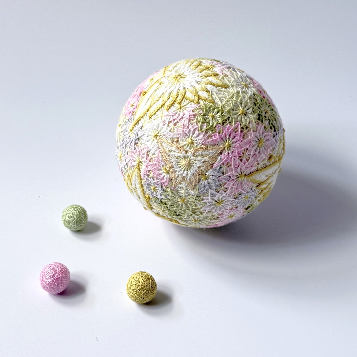 Flowers and Butterflies<br>Diameter: approx. 3.8 in (96 mm) <br>Circumference: approx. 11.8 in (300 mm)
