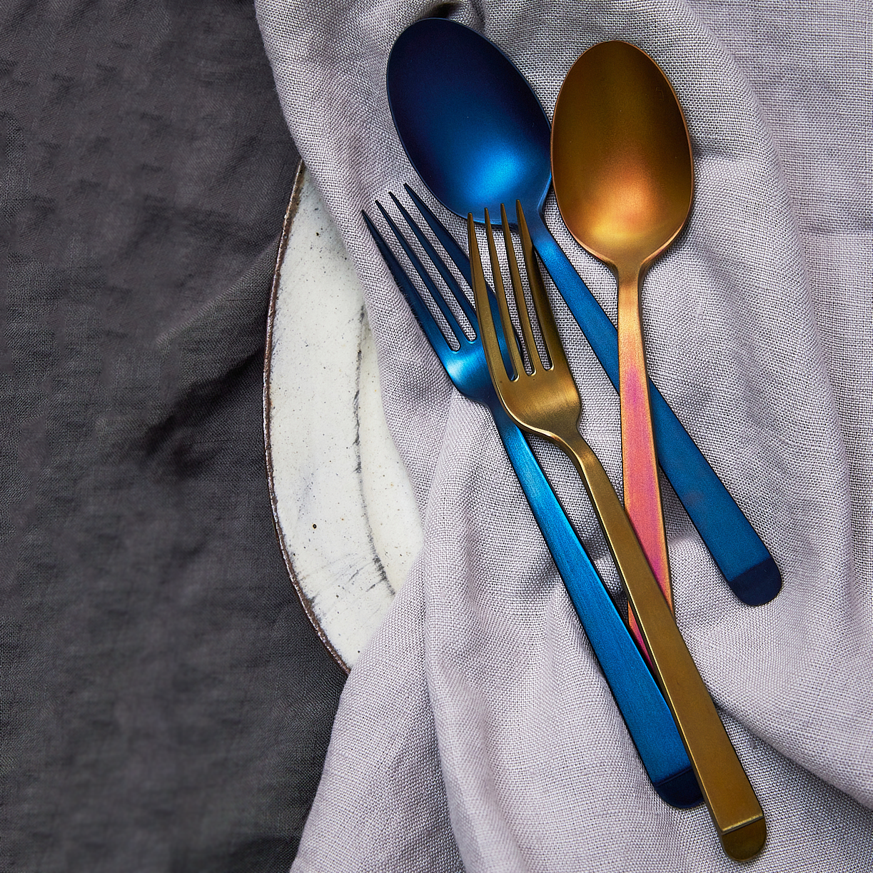 Iridescent Stainless Cutlery Set