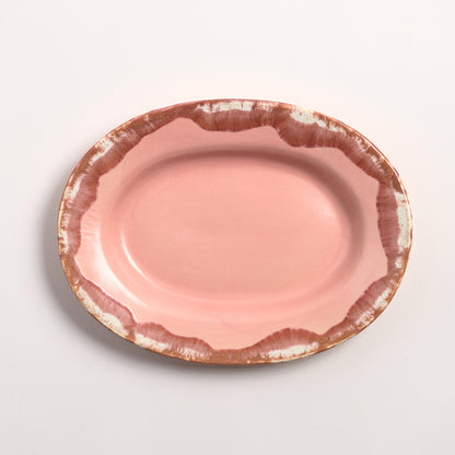 Naoko Hata Ceramics Oval Plate<br>Dawn