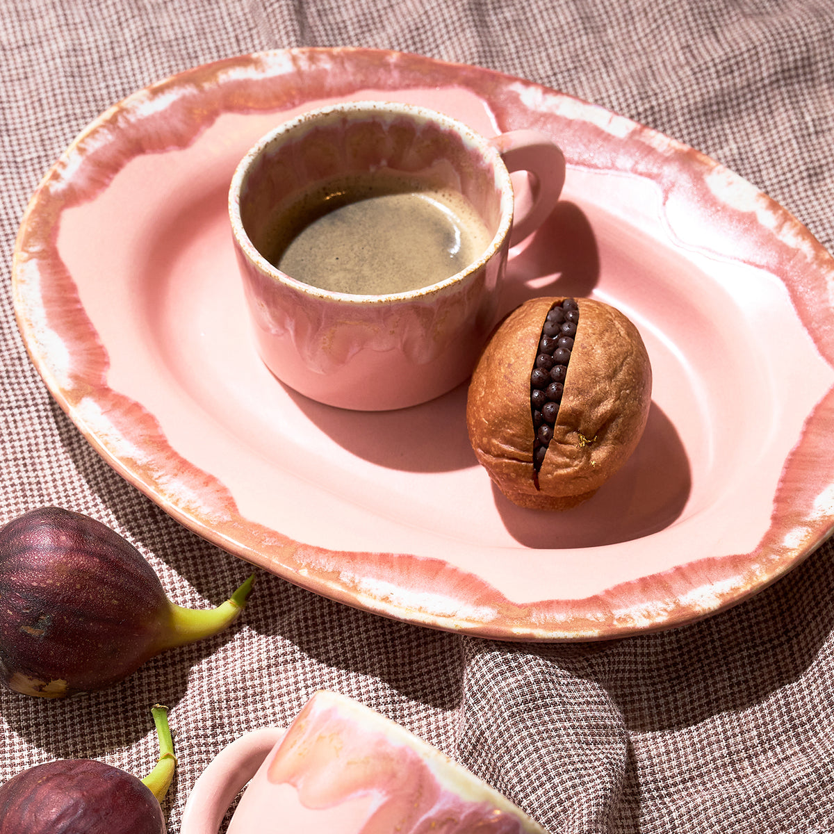 Naoko Hata Ceramics Oval Plate<br>Dawn