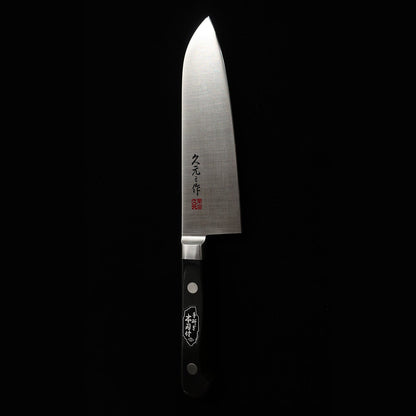 Santoku:<br>blade length: 165 mm (6.5 in)<br>overall length: 285 mm (11.22 in)
