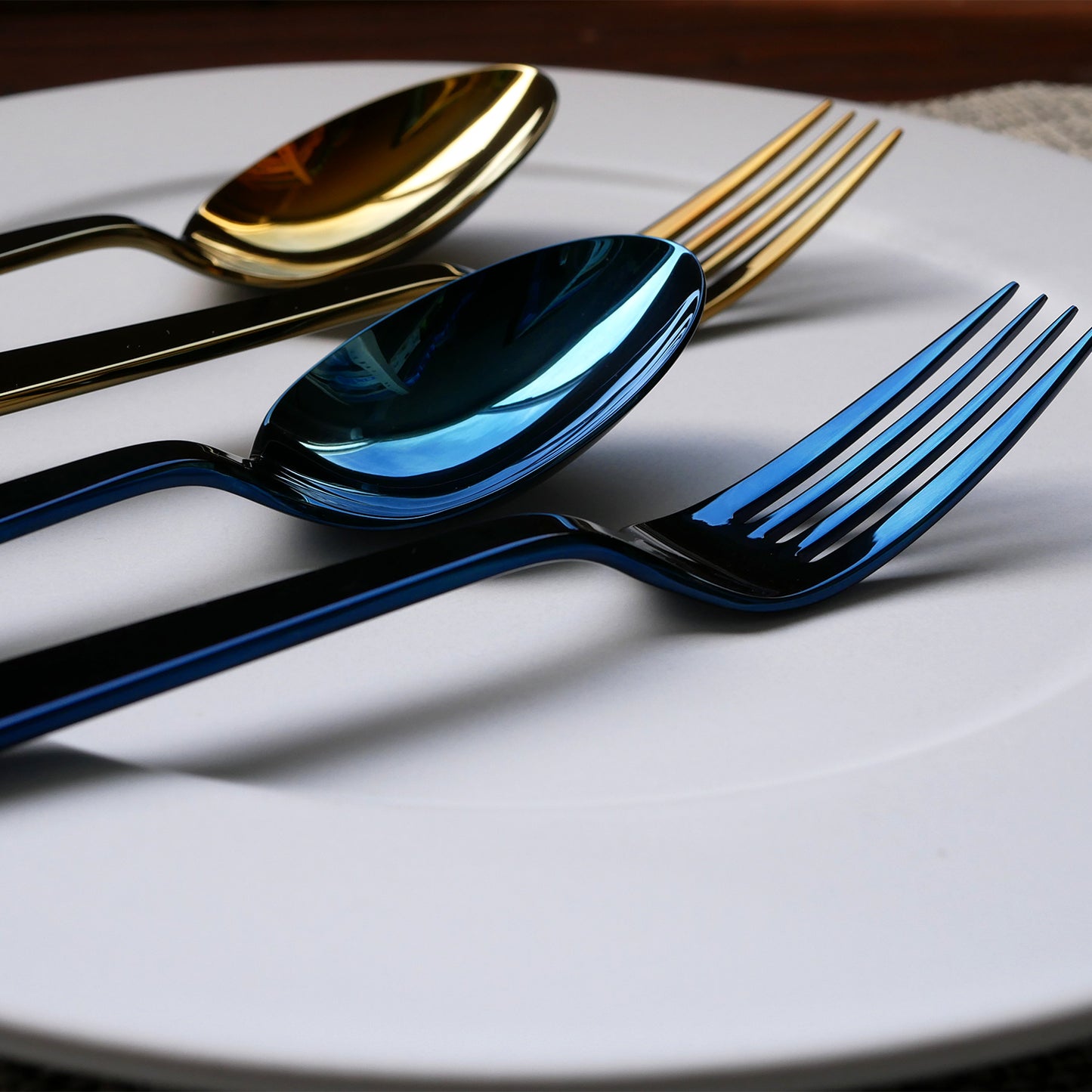 Iridescent Stainless Cutlery Set