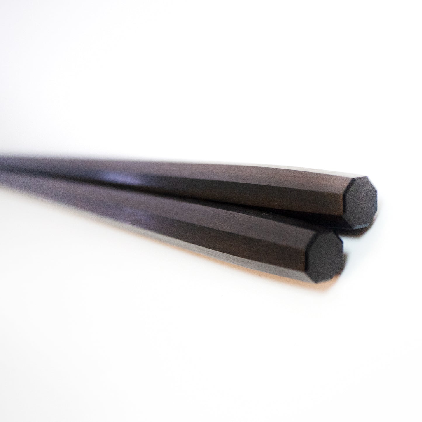 Snakewood Octagonal Chopsticks – Silver