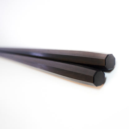 Octagonal Ebony Chopsticks
