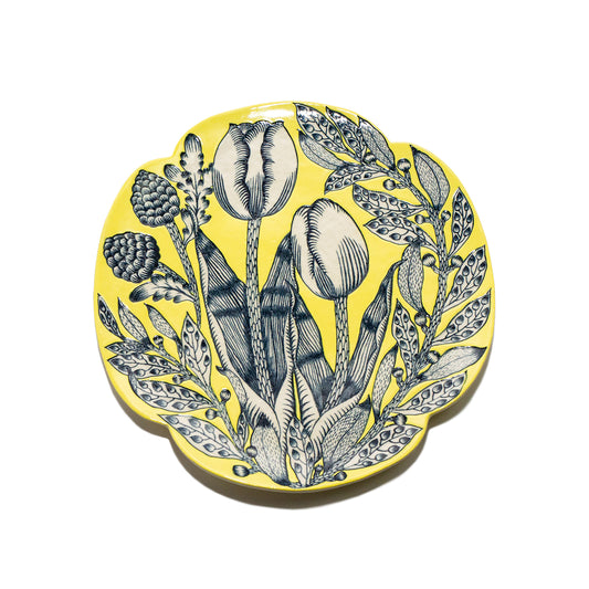 Large Art Platter by Natsumi Noda