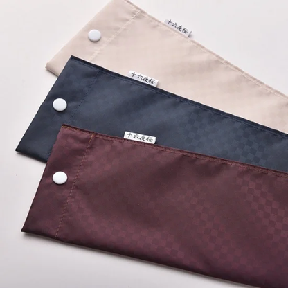 From above: beige, navy and wine