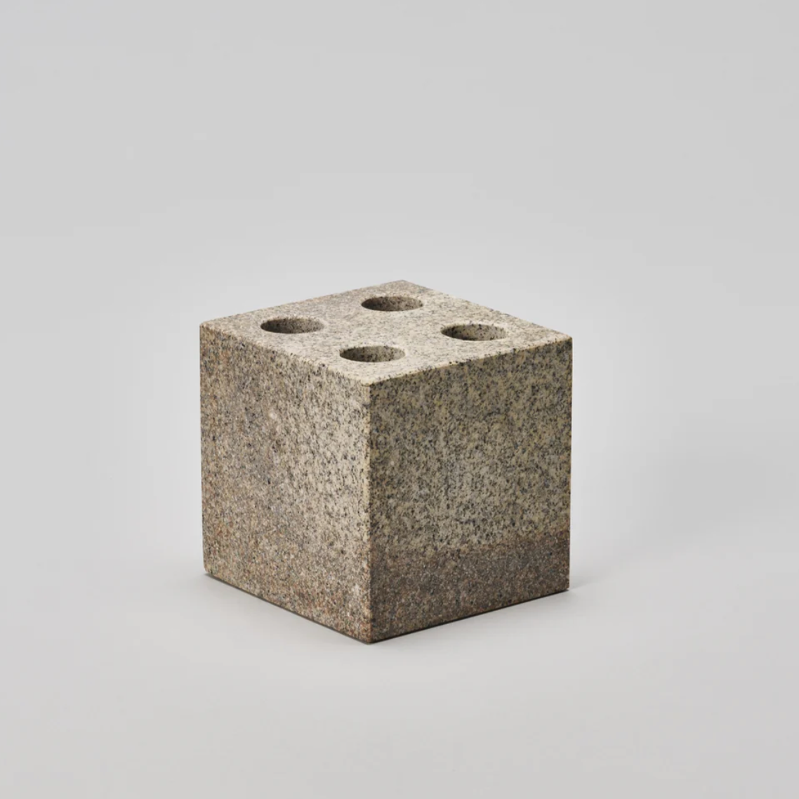 Aji Stone SS-Umbrella Stand / Cube / Sabi