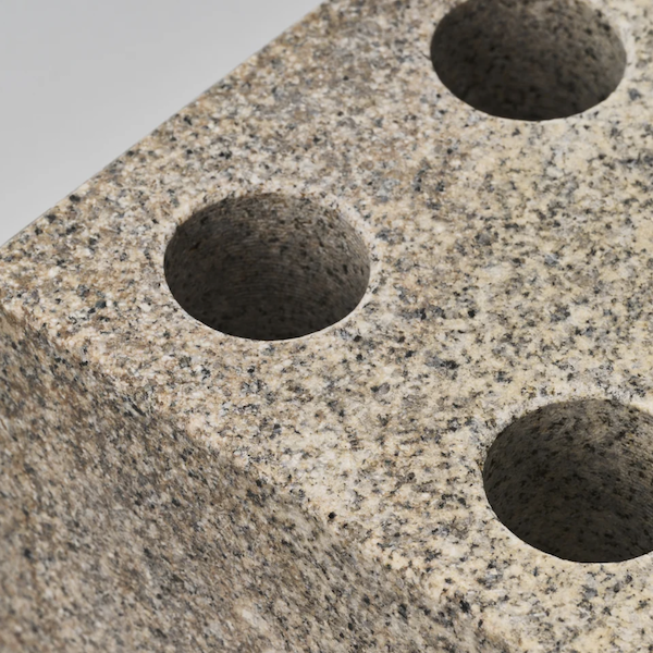 Aji Stone SS-Umbrella Stand / Cube / Sabi