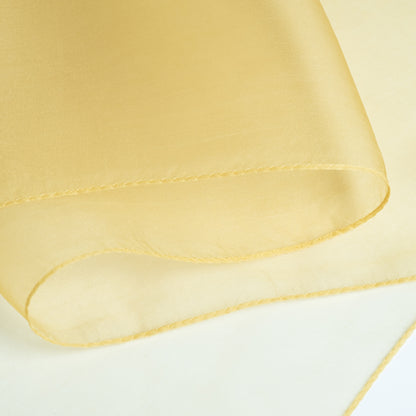 Atelier Shimura Silk Organza Stole<br> Kariyasu (Yellow)
