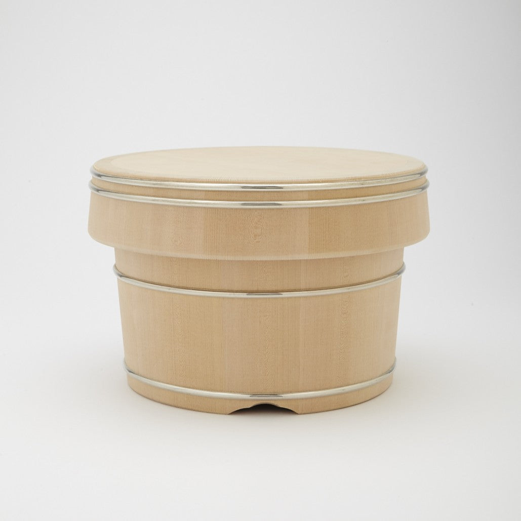 Natural Wood Rice Container