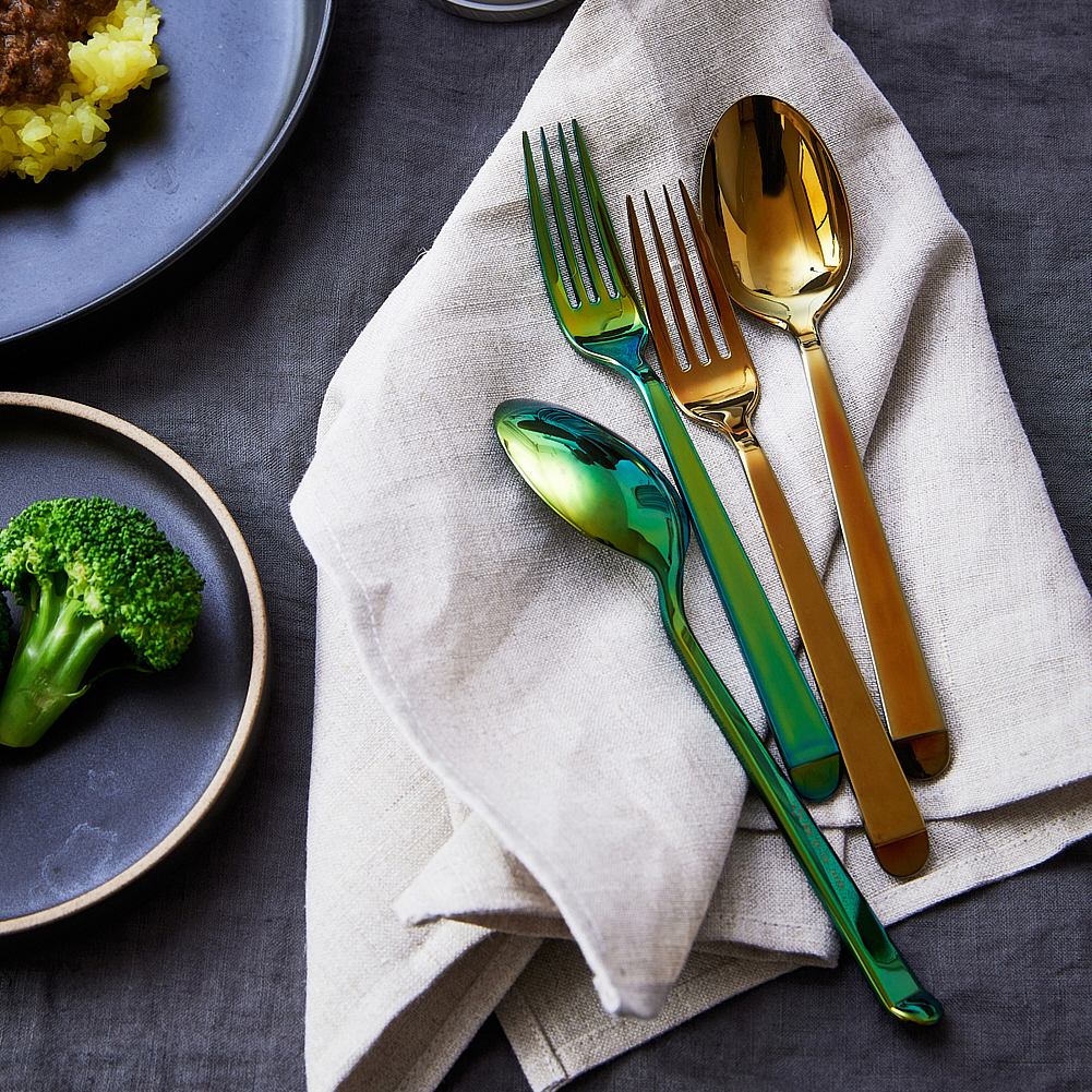 Iridescent Stainless Cutlery Set