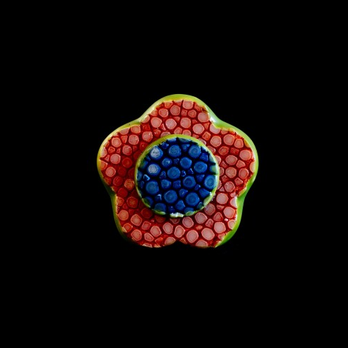 Go-One Stingray Boutonnière<br>Orange × Blue Purple